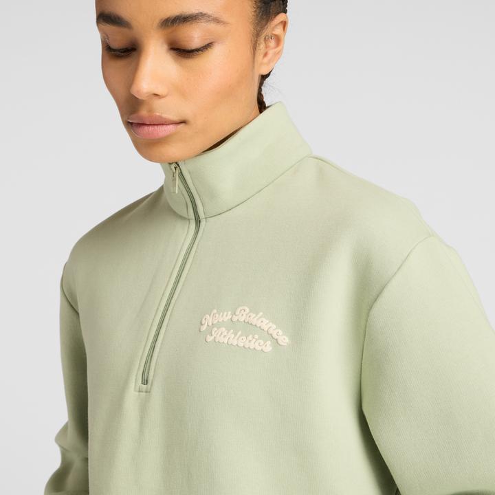 Produktbild New Balance W Linear Heritage Fleece Half Zip (M)