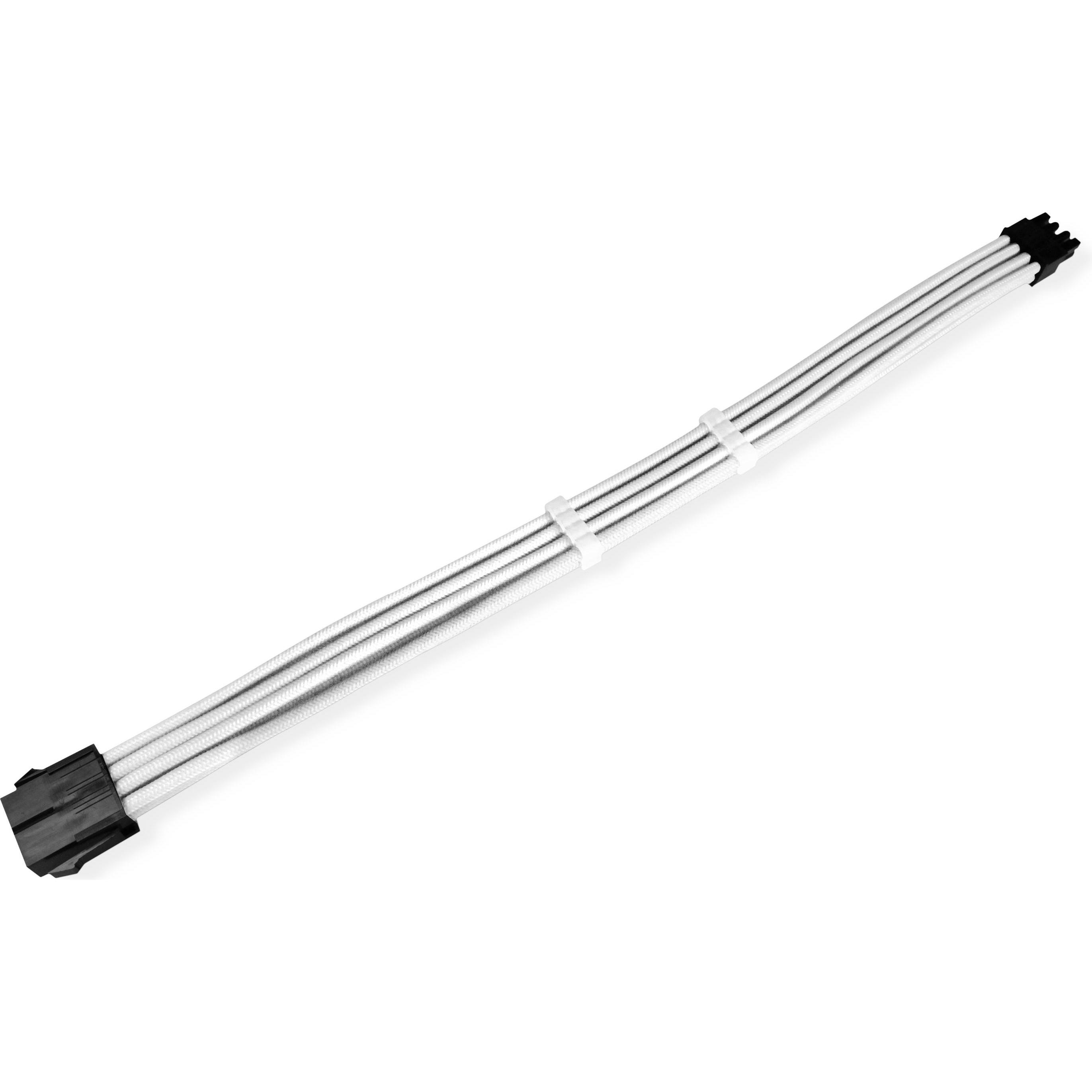 Xigmatek Cavo di estensione (Rallonge) iCable VGA - 1x PCIe 6+2 pin (Blanc), Cavo interno (PC)