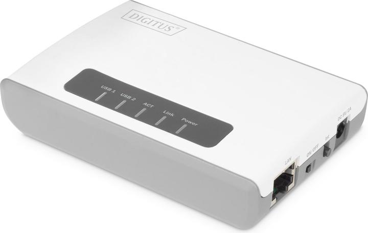 Digitus DITGITUS 2-Port USB2.0 Wireless Multif. Server di rete