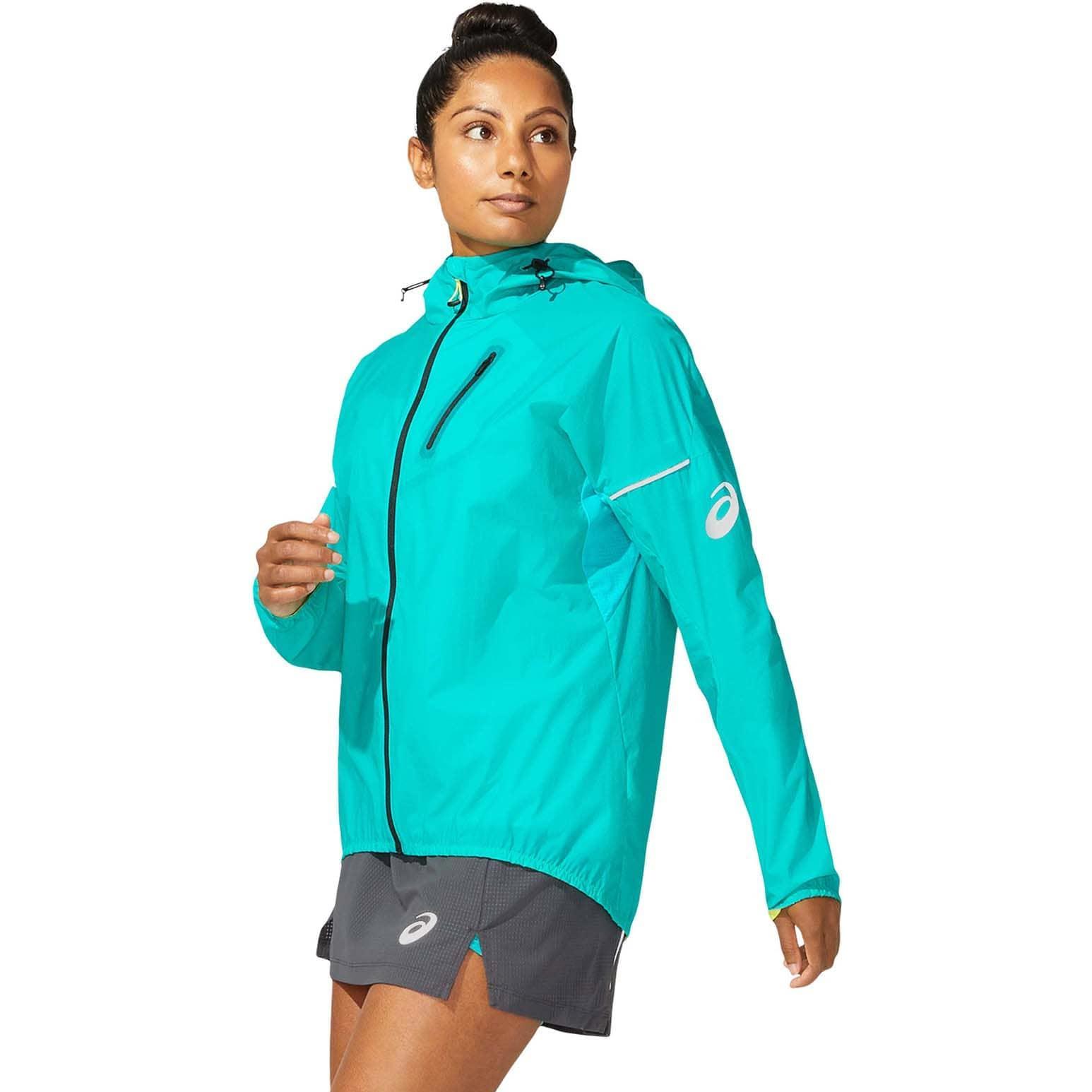 Thumbnail - ASICS Performance, Damen, Jacke, FUJITrail JACKET Lady (XS), Türkis, XS