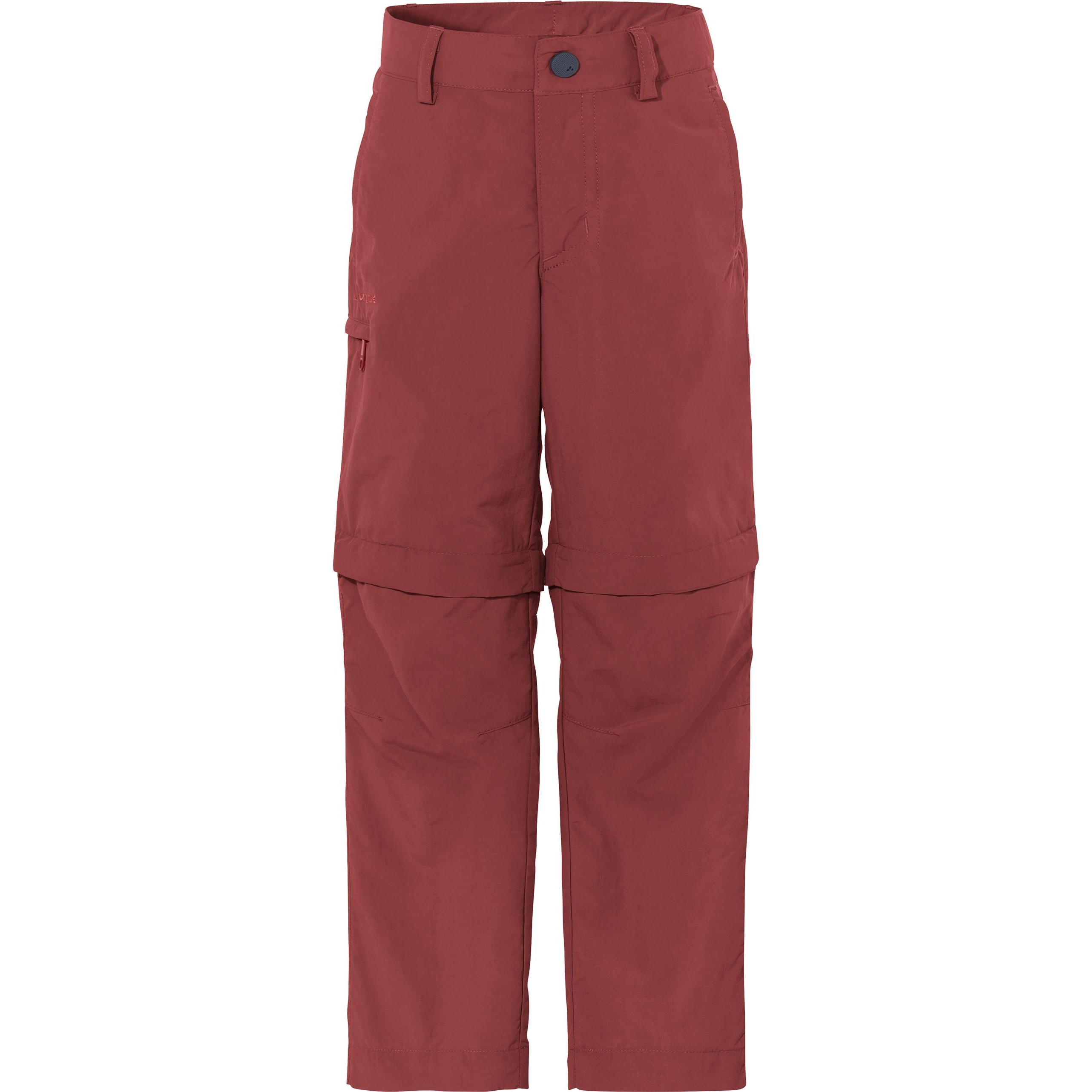 Vaude, Herren, Outdoorhose, Kids Detective Antimos ZO Pants (122, 128), Rot, 128, 122
