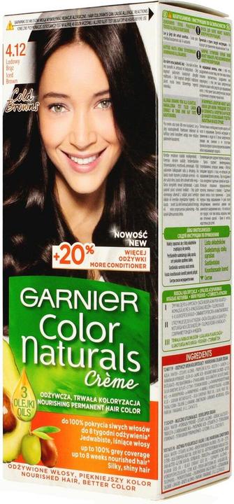Productafbeelding Garnier Color Naturals Creme Haarkleurcrème 4.12 Ice Bronze (4.12 IJsbruin)