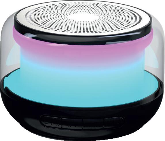 Actual product image Setty speaker round RGB GB-700 black (3 h)