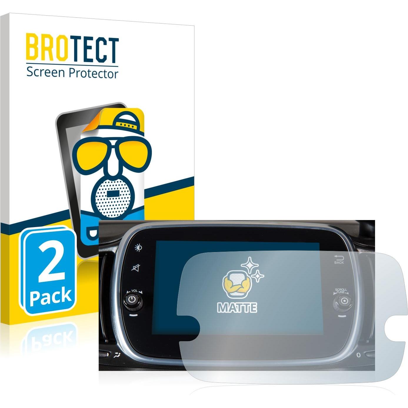 BROTECT, Fahrzeug Navigation Zubehör, Entspiegelungs-Schutzfolie Displayschutz Matt