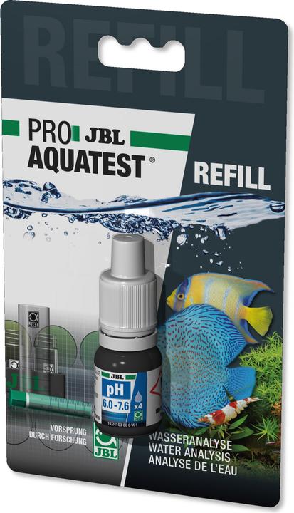 JBL Aquaristik und Terraristik ProAquaTest pH 6.0-7.6 Nachfüllpack (Wasseraufbereitung Aquarium)