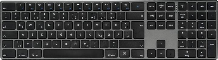 Actual product image Perixx PERIBOARD-817 DE Kabellose Dual-Mode-Tastatur aus Aluminium (DE, Wireless)