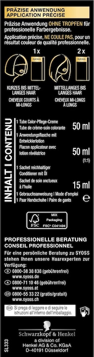 Produktbild Syoss Oleo Intense 3-33 Aubergine (Violett)