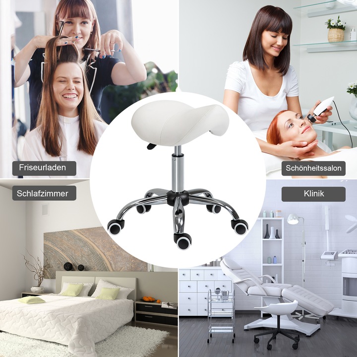 Produktbild Homcom Sattelhocker mit Nylonrollen