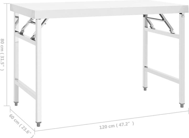Image du produit vidaXL Arbeitstisch (60 cm, 120 cm)