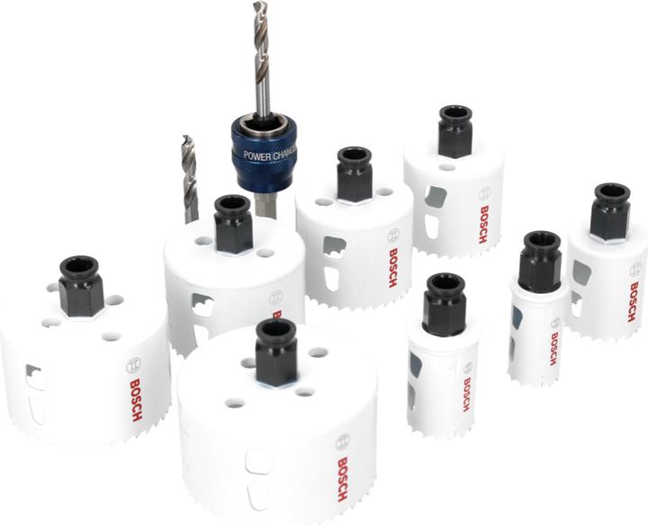 Image du produit Bosch Professional Zubehör Kit d'électricien 11 pièces 2 Progressor for Wood&Metal (25 mm, 32 mm, 40 mm, 76 mm, 60 mm, 68 mm, 54 mm, 86 mm)