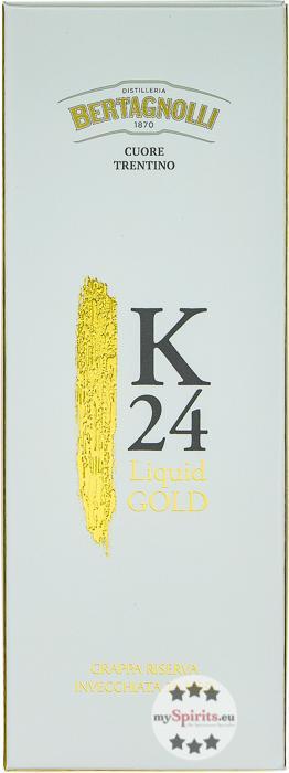 Actual product image Bertagnolli K24 Liquid Gold Grappa Riserva