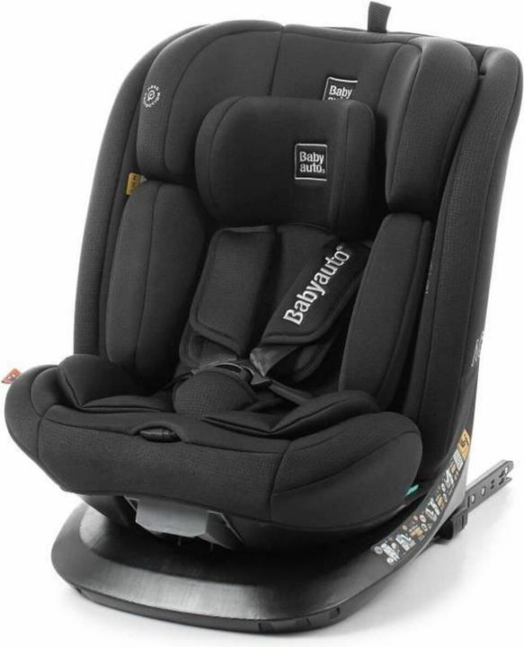 Babyauto Seggiolino auto nero - Cintura a 5 punti, girevole, ECE R129/04