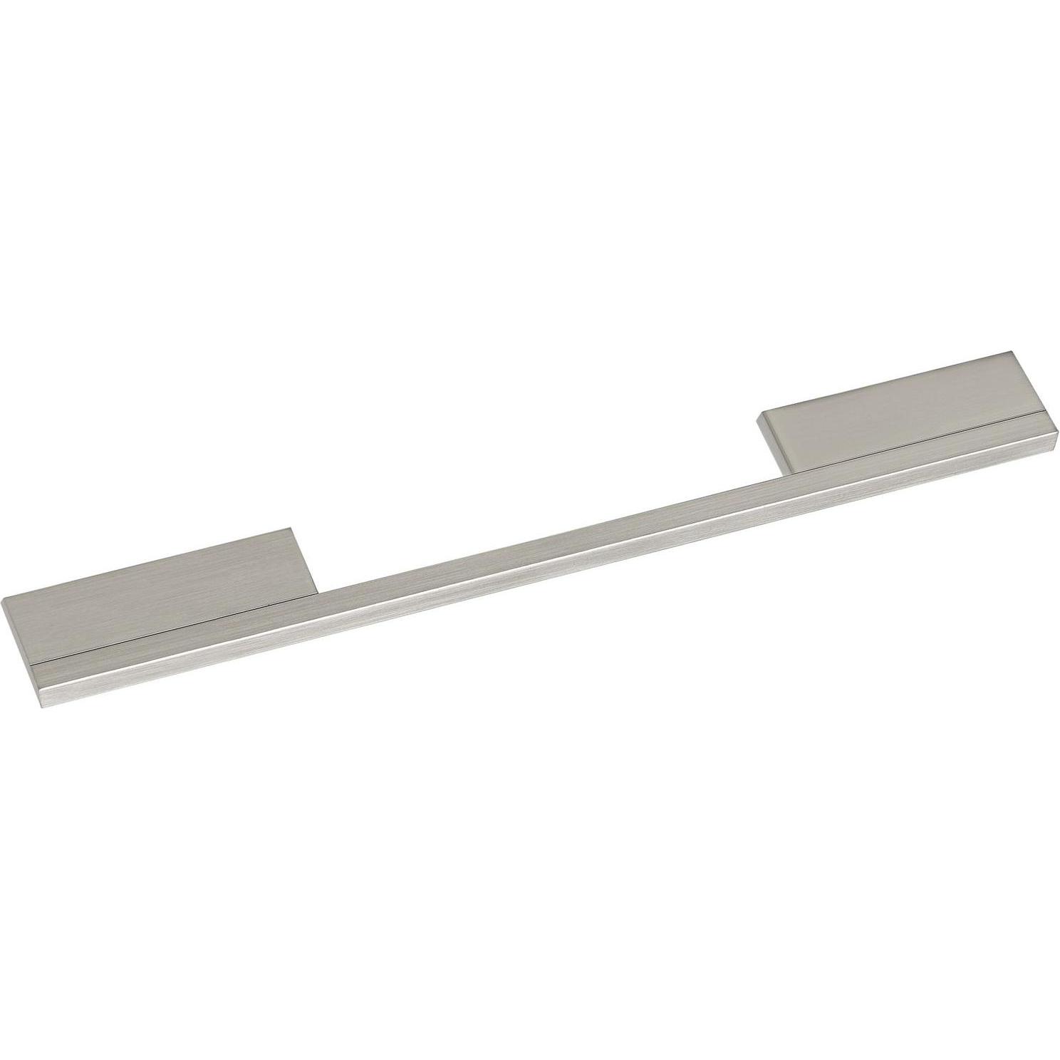 Siro, Möbelgriff, Griff Adanos LA 192/288 mm, Breite 316 mm, Aluminium Edelstahl Effekt
