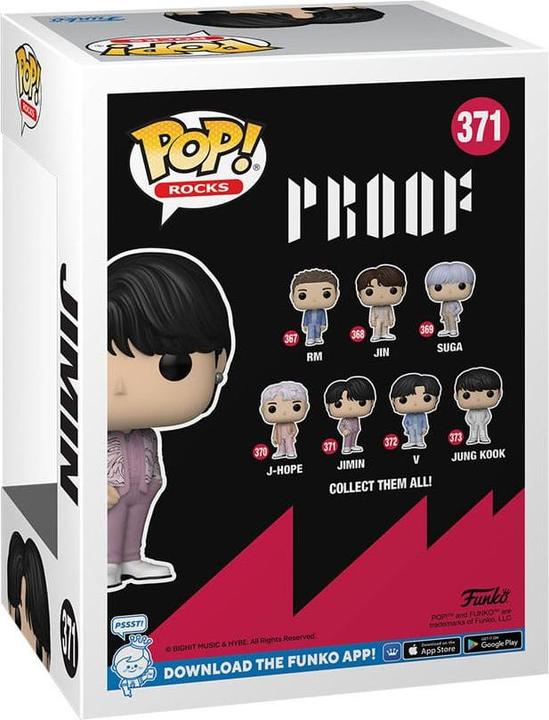Actual product image Funko BTS - 371 - Jimin Rocks