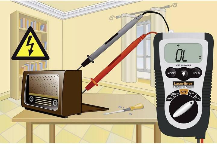 Actual product image Laserliner MultiMeter-Pocket Hand-Multimeter