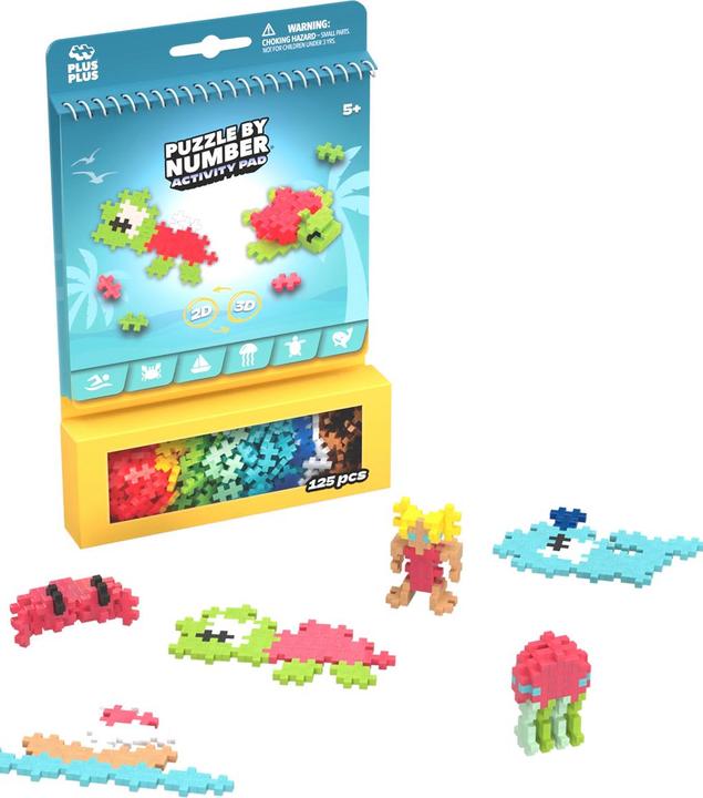 Actual product image Plus-Plus Creative building block puzzle beach