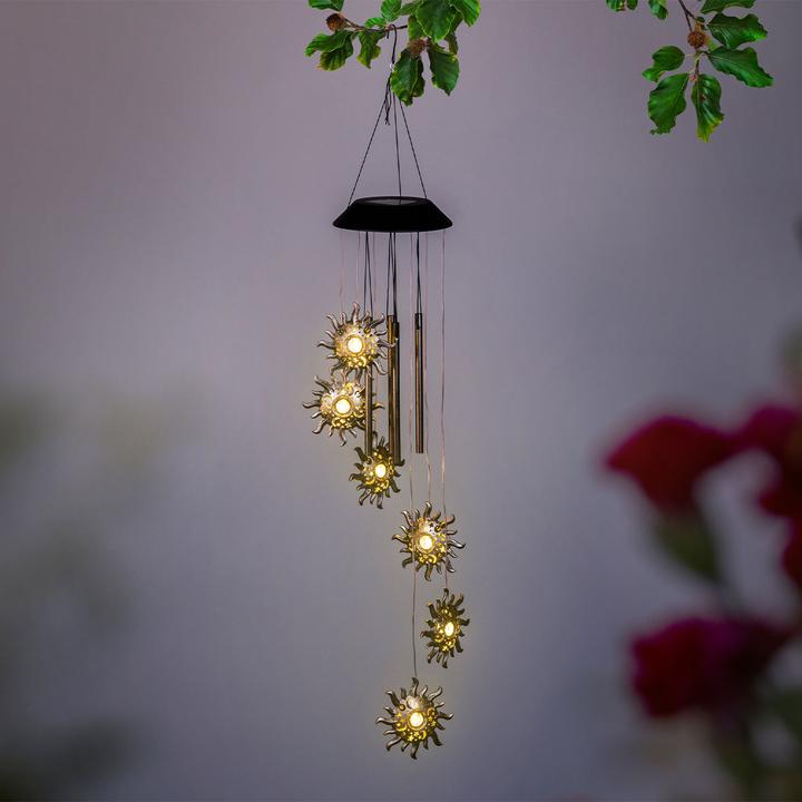 Produktbild Childhome Solar Windspiel Sonne mit LED-Beleuchtung & Klang, 13 x 75 cm