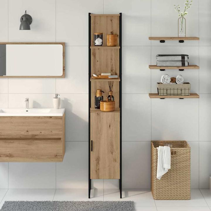 Produktbild vidaXL Badezimmerschrank (33 x 33 x 185.50 cm)
