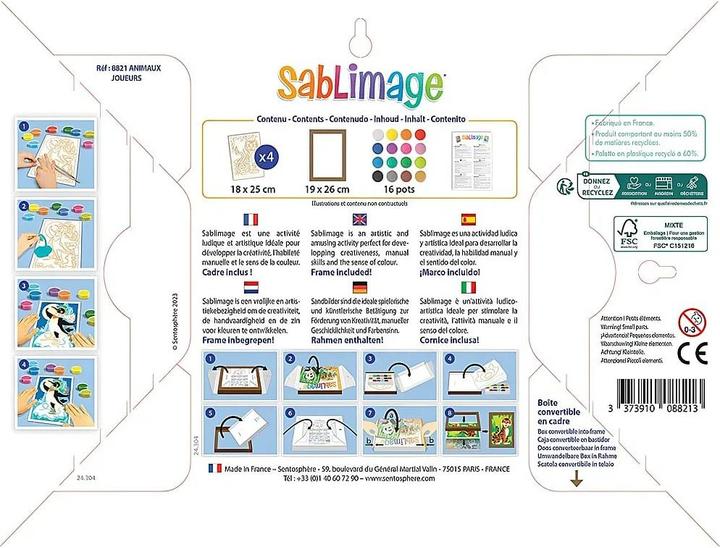 Produktbild Sentosphere Sandbilder Tiere