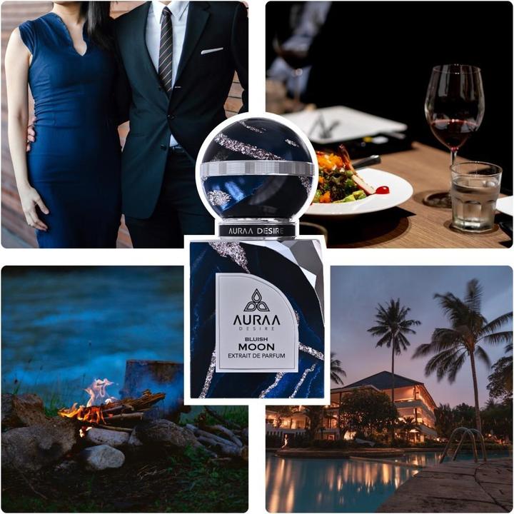 Produktbild Auraa Desire Bluish Moon Extrait de Parfum 100ml von Luxury Unisex Woody Oriental Fragrance with (Extrait De Parfum, 100 ml)