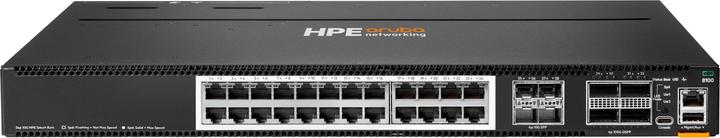 Actual product image Aruba HPE Networking CX 8100 24x10G Base-T 4x10G SFP+ 4x40/100G QSFP28 FB 3Fan 2AC PSU Switch Bundle (32 ports)
