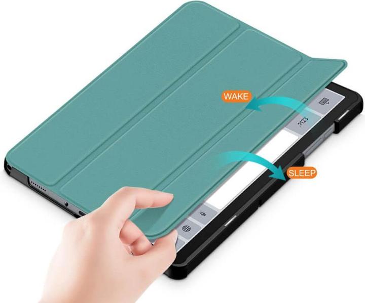 Actual product image Cover-Discount Galaxy Tab A9+ - Tri-fold Smart Case green (Galaxy Tab A9+)