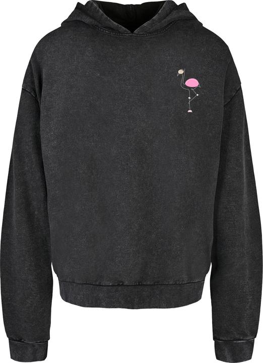 Produktbild Merchcode Flamingo Acid Washed Oversize Hoody - 178399 (XL)