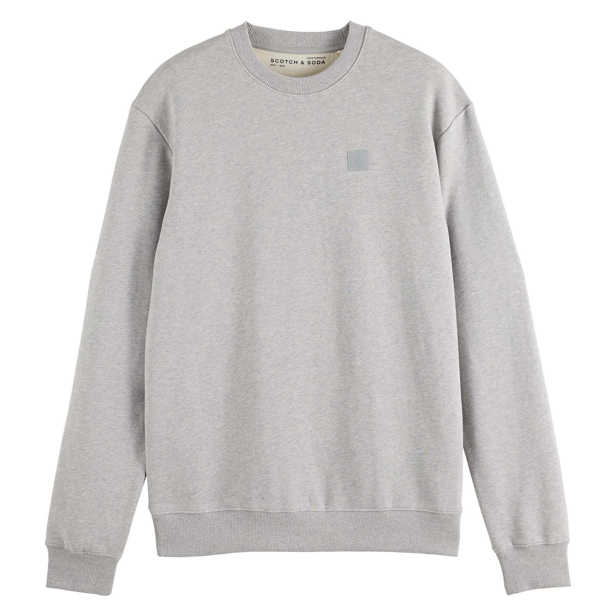 Scotch & Soda, Mannen, Springer, Core Logo Sweatshirt, Grijs, (L)