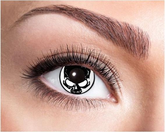 Immagine prodotto Zoelibat Cranio delle lenti a contatto (Bianco/Nero)
