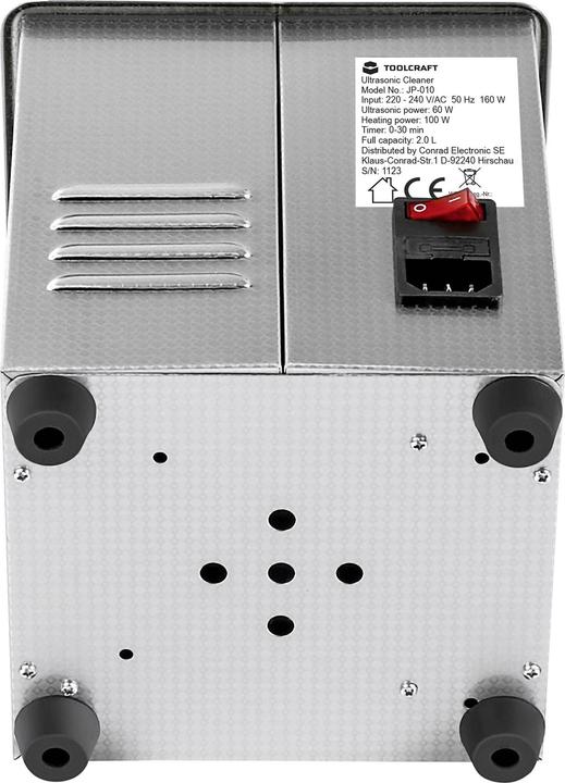 Produktbild Toolcraft TO-8705289 (40 kHz, 2000 ml)