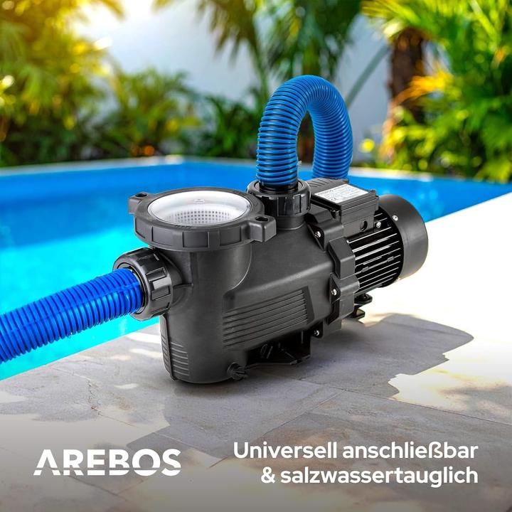 Produktbild Arebos Schwimmbadpumpe