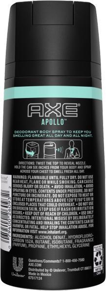 Actual product image AXE Apollo (Spray, 150 ml)