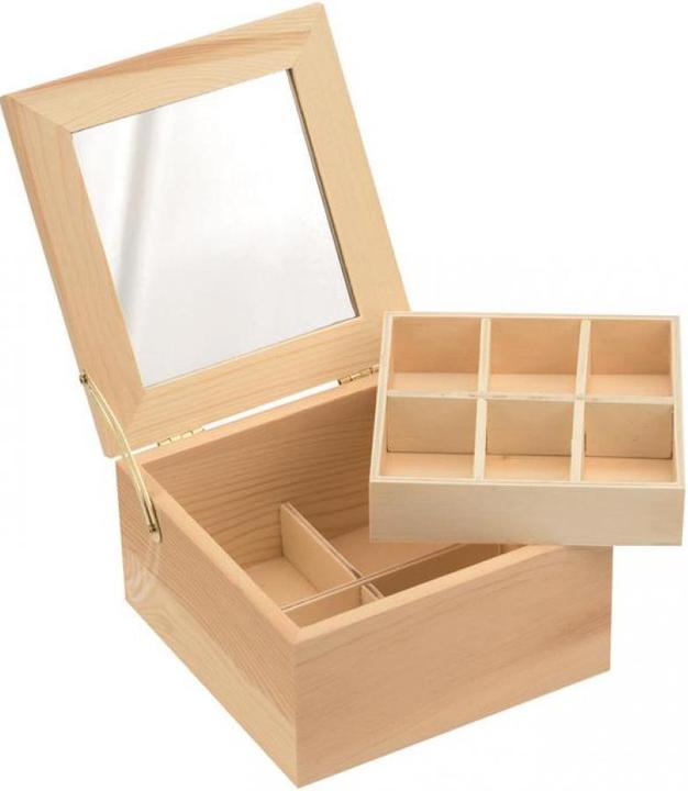 Image du produit Glorex Boîte à bijoux en bois
