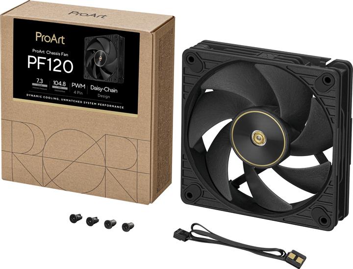 Produktbild ASUS Lüfter Proart Pf120 Fan Pwm Black (120 mm, 1x)