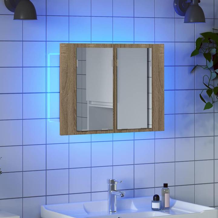 Produktbild vidaXL LED Spiegelschrank (12 x 12 x 45 cm)