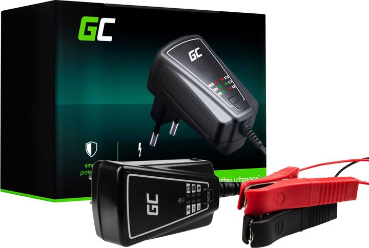 Image du produit GreenCell ACAGM06 chargeur automatique, sortie Green Cell do rechargeable 6V (12V, 6V, 1 A)