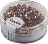 Produktbild Rayher Glas Schliffperle, 4mm ø, nougat, 100 Stück