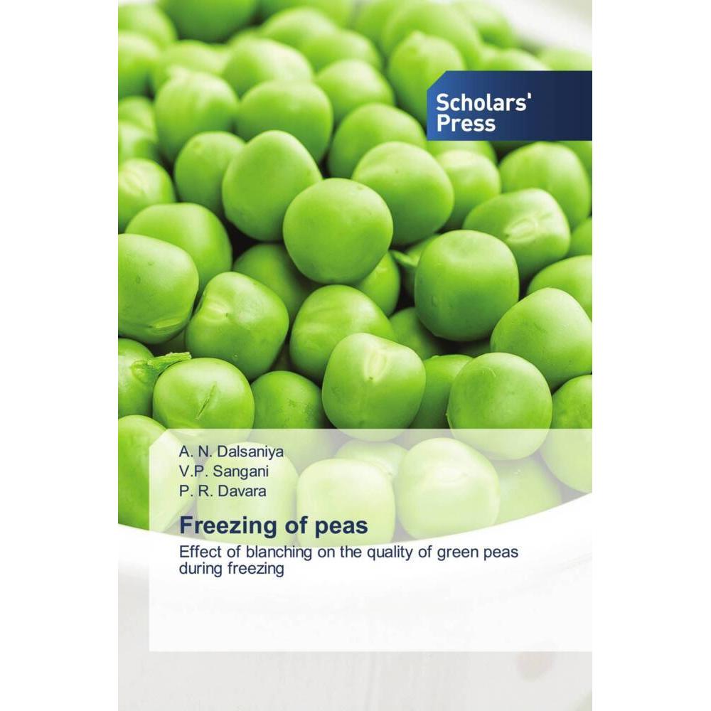 Freezing of peas, Fachbücher von P. R. Davara, V.P. Sangani, A. N. Dalsaniya