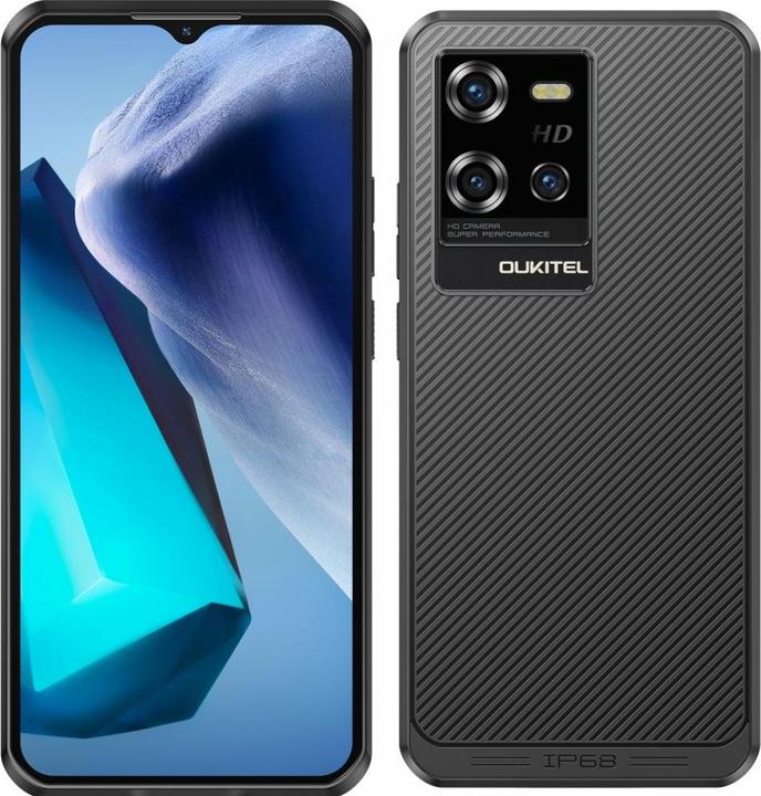 Actual product image Oukitel Smartphone WP50 4/256 6500mAh DS. Black (256 GB, Black, 6.60", Dual SIM, 5G)