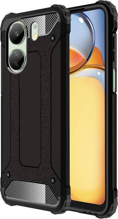 Produktbild Techsuit - Hybrid Armor - Xiaomi Redmi 13C 4G / Poco C65 - Black (Xiaomi Poco C65, Xiaomi Redmi Note 13 4G)