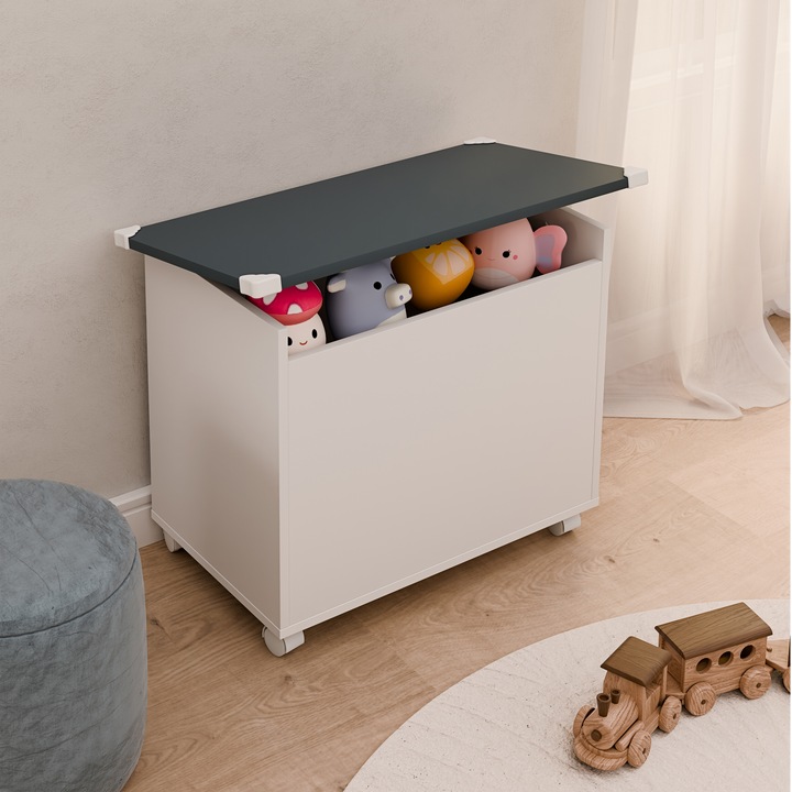 Produktbild VCM Holz Sitztruhe Sitzbank Truhe Bosula M (68 cm)