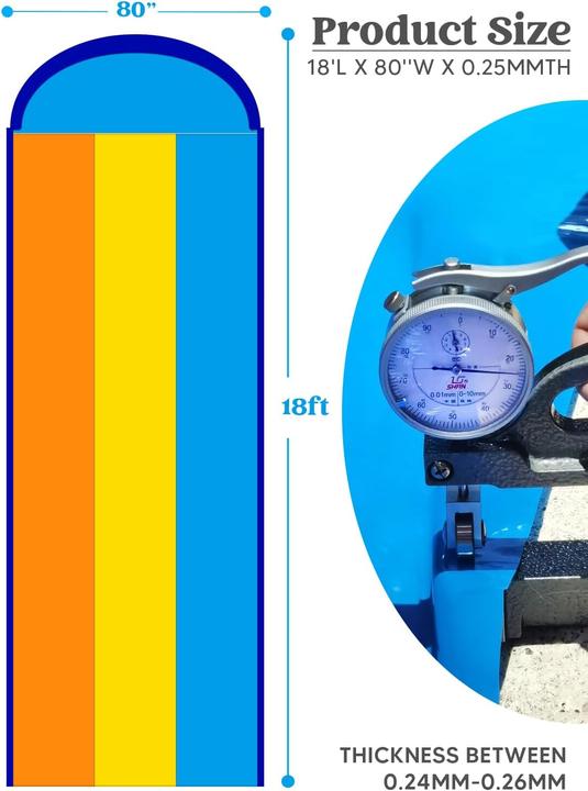 Produktbild Sloosh Wasserrutsche mit drei Bahnen (5.48 m)