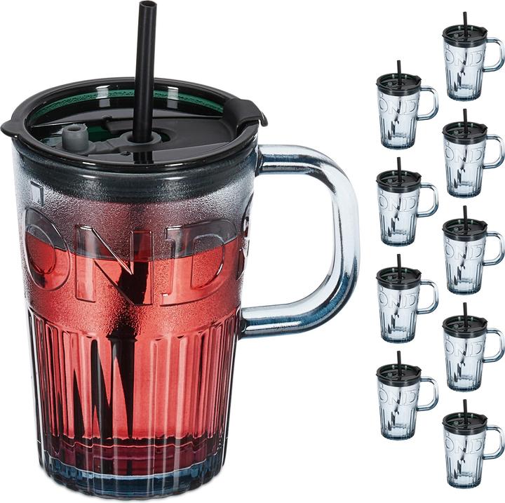 Produktbild Relaxdays 10x Trinkgläser (0.35 l, 10 x)