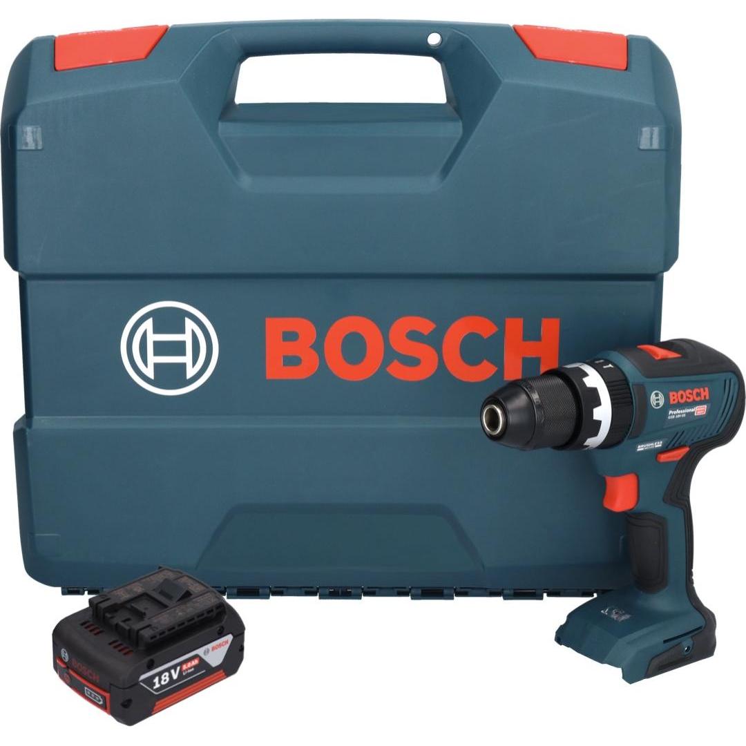 Thumbnail - Bosch Professional, Bohrmaschine + Akkuschrauber, Bosch GSB 18V-55 Professional Akku Schlagbohrschrauber 18 V 55 Nm Brus...