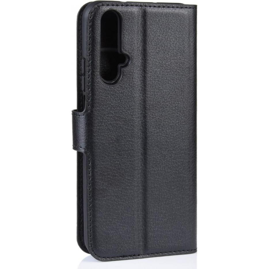 Thumbnail - Screenguard Huawei Nova 5T Leather Guard Lederhülle (Huawei Nova 5T), Smartphone Hülle, Schwarz