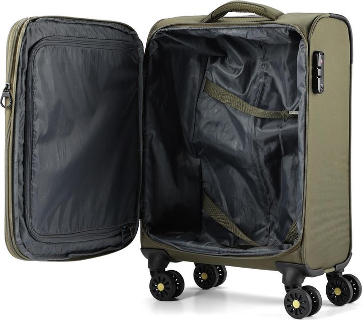 Produktbild D&N Travel Line 9704 4 Rollen Kabinentrolley S 55 cm mit Dehnfalte (38 l)