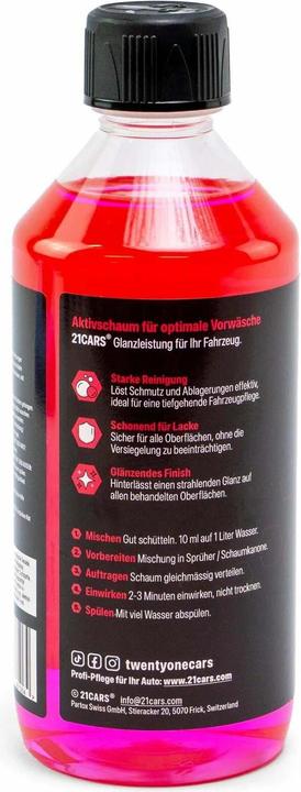 Produktbild 21cars Aktivschaum Reiniger (500 ml)