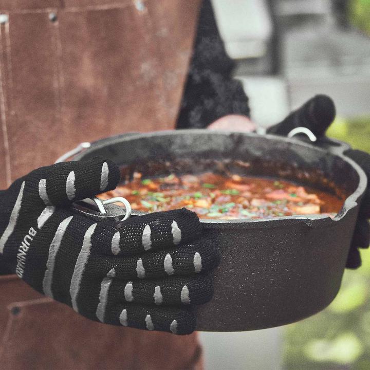 Actual product image Burnhard Aramid barbecue gloves (Cotton, Polyester, Aramid)