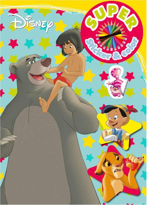 Produktbild Disney Classics Super Sticker & Color Malbuch