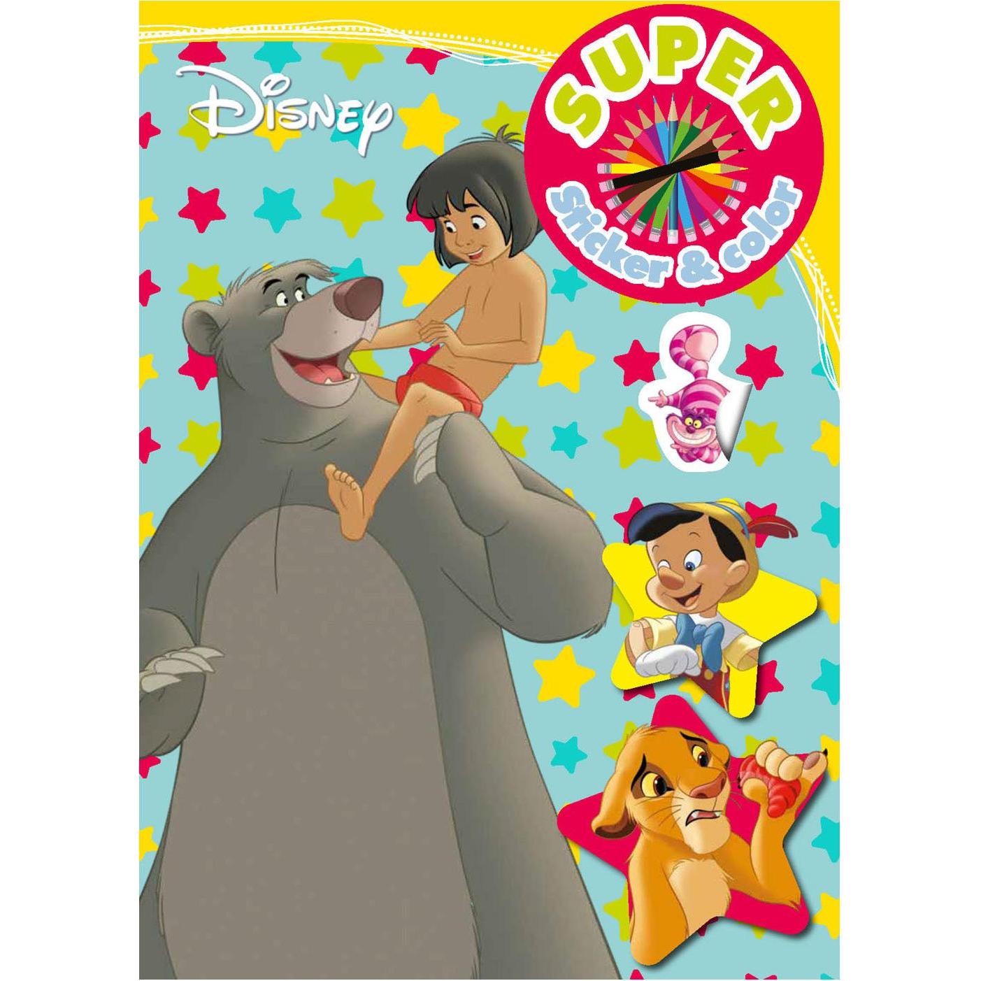 Boek Specials, Sticker, Libro da colorare Disney Classics Super Sticker & Color